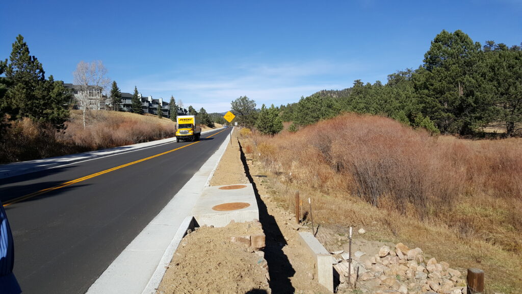 Road, Drainage and Pedestrian Improvements slide